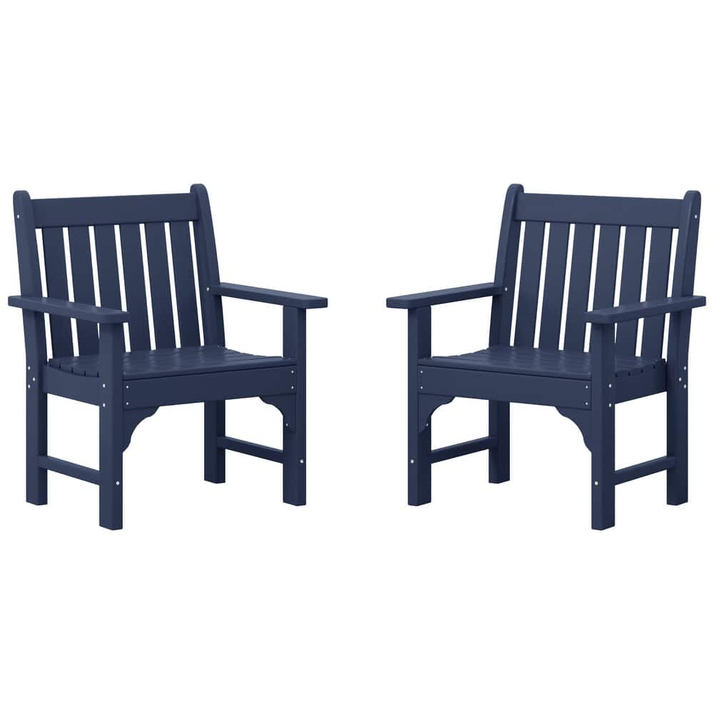 Laguna Outdoor Dining Poly Garden Arm Chair (Set of 2)