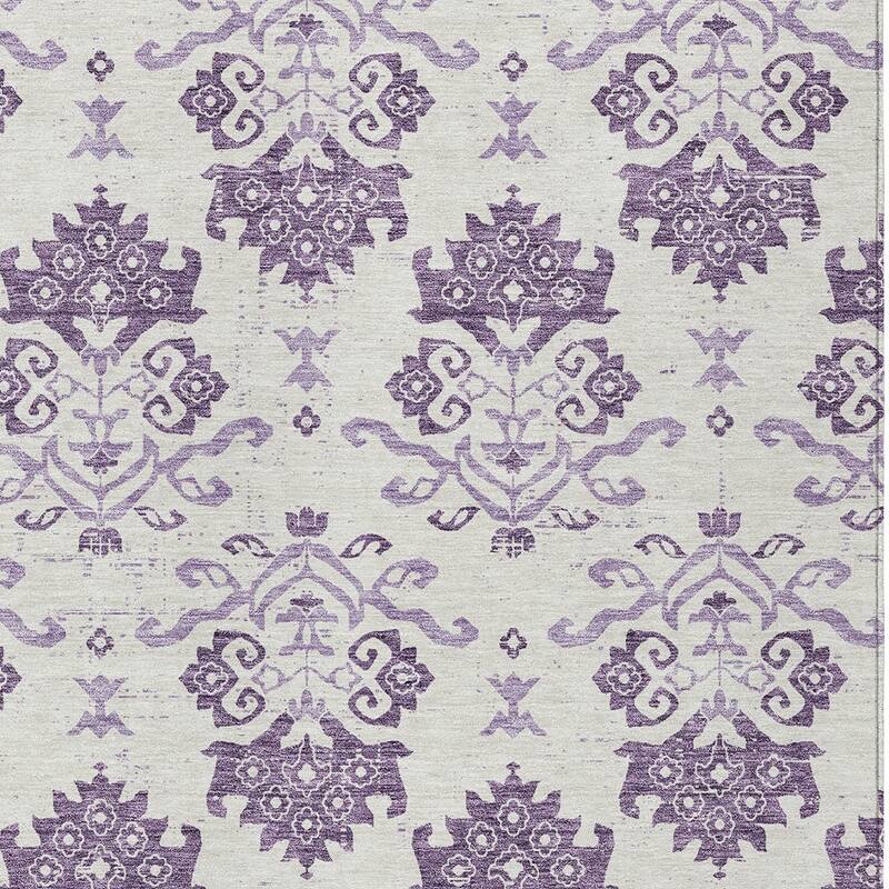 HomeRoots Oriental Transitional Rectangle Outdoor Rug
