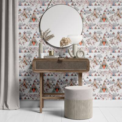 Polar Bear Triangle Peel and Stick Wallpaper