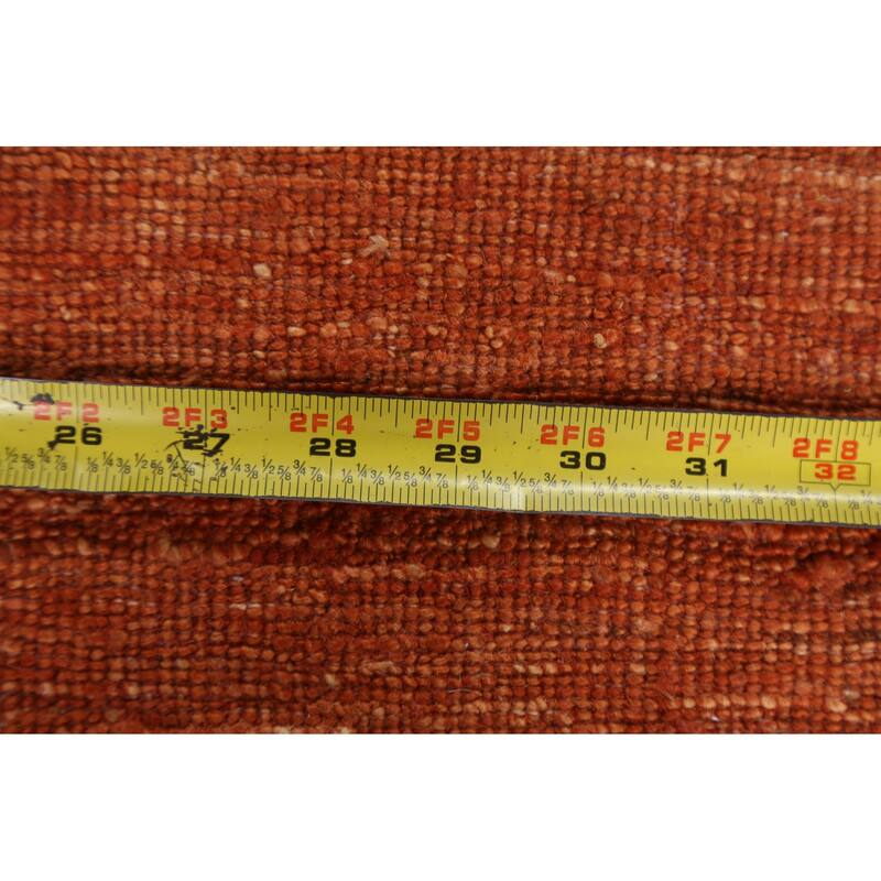 Gabbeh Kashkoli Wool Runner Rug Hand-knotted Oriental Hallway Carpet - 2'8" x 9'3"