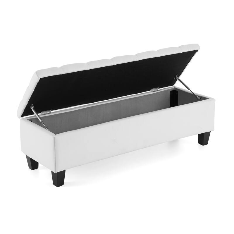 Christopher Knight Home - Isabella Button-Tufted Diamond-Stitched Storage Ottoman Bench