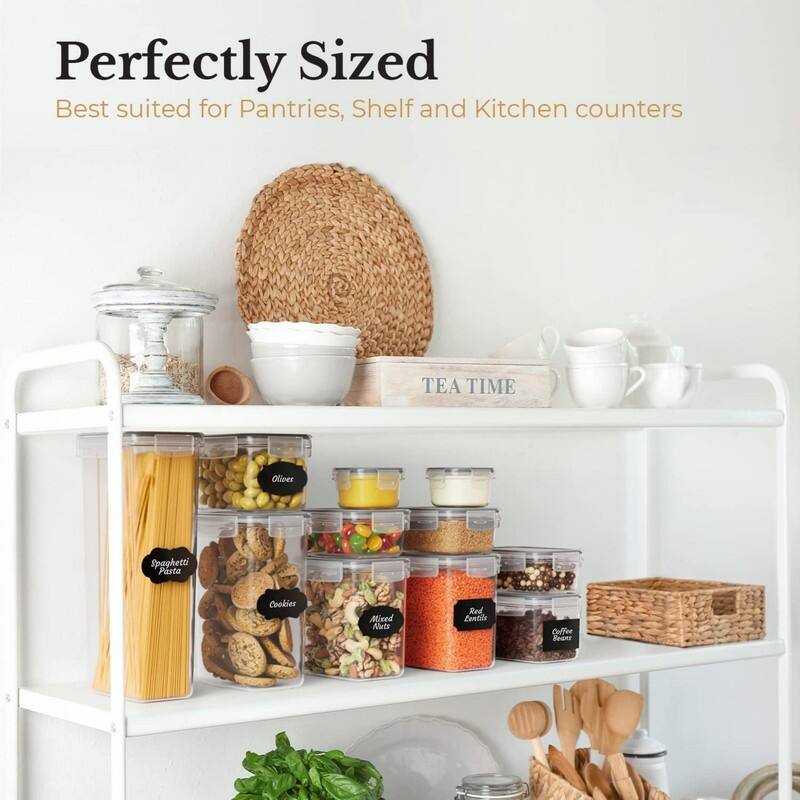 (48 containers ) Airtight Food Storage Containers Bed Bath & Beyond 39079861