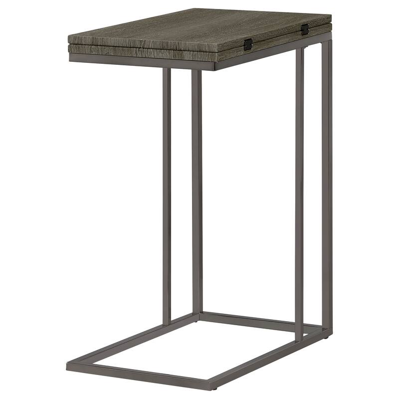 Pedro Expandable C-Shaped Sofa Side Table