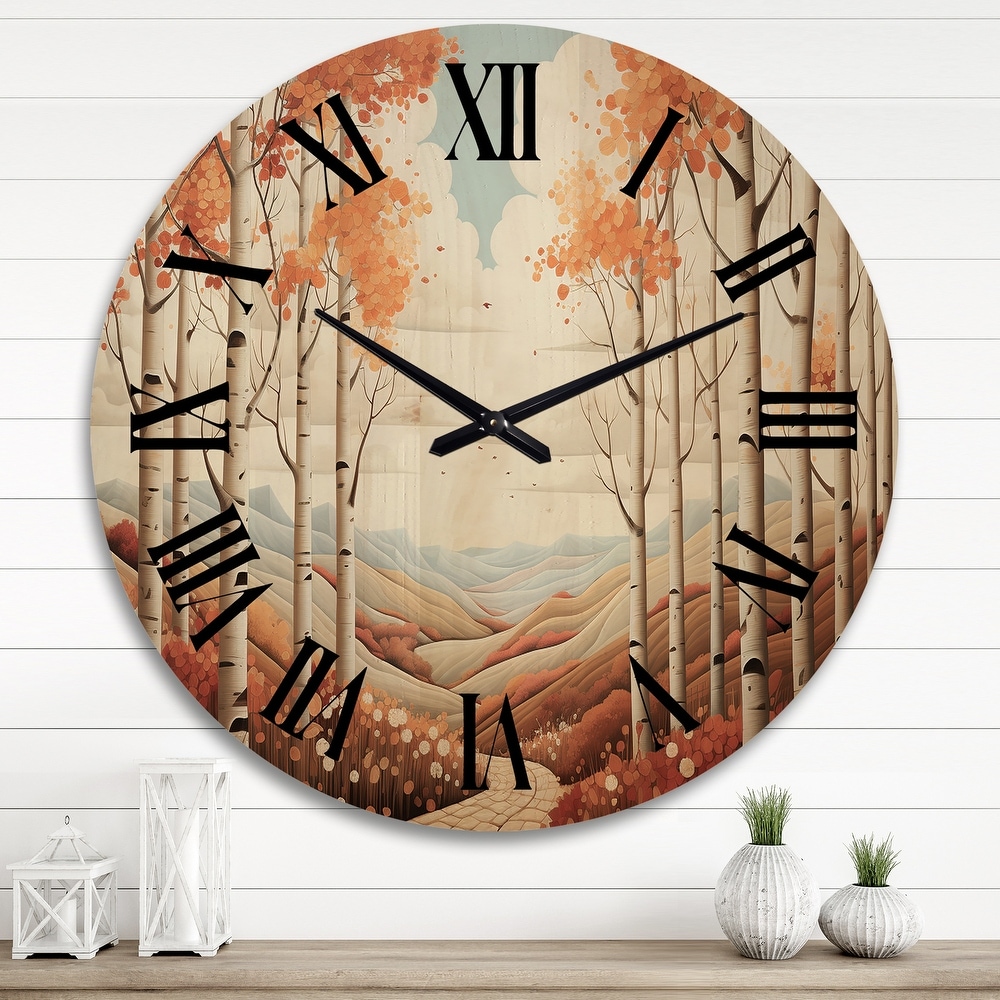 https://ak1.ostkcdn.com/images/products/is/images/direct/0684e940c1c35a8417c017f59186a57eb1957863/Designart-%22Birch-Woods-Autumn-Whispers-I%22-Floral-Oversized-Wood-Wall-Clock.jpg