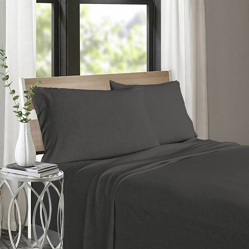 Soft Tees Luxury Jersey Knit Bed Sheet Set