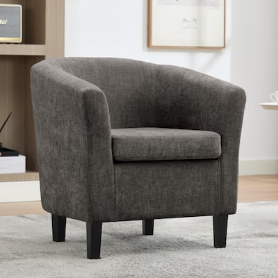 Porthos Home Svala Fabric Accent Chair with Wooden Legs