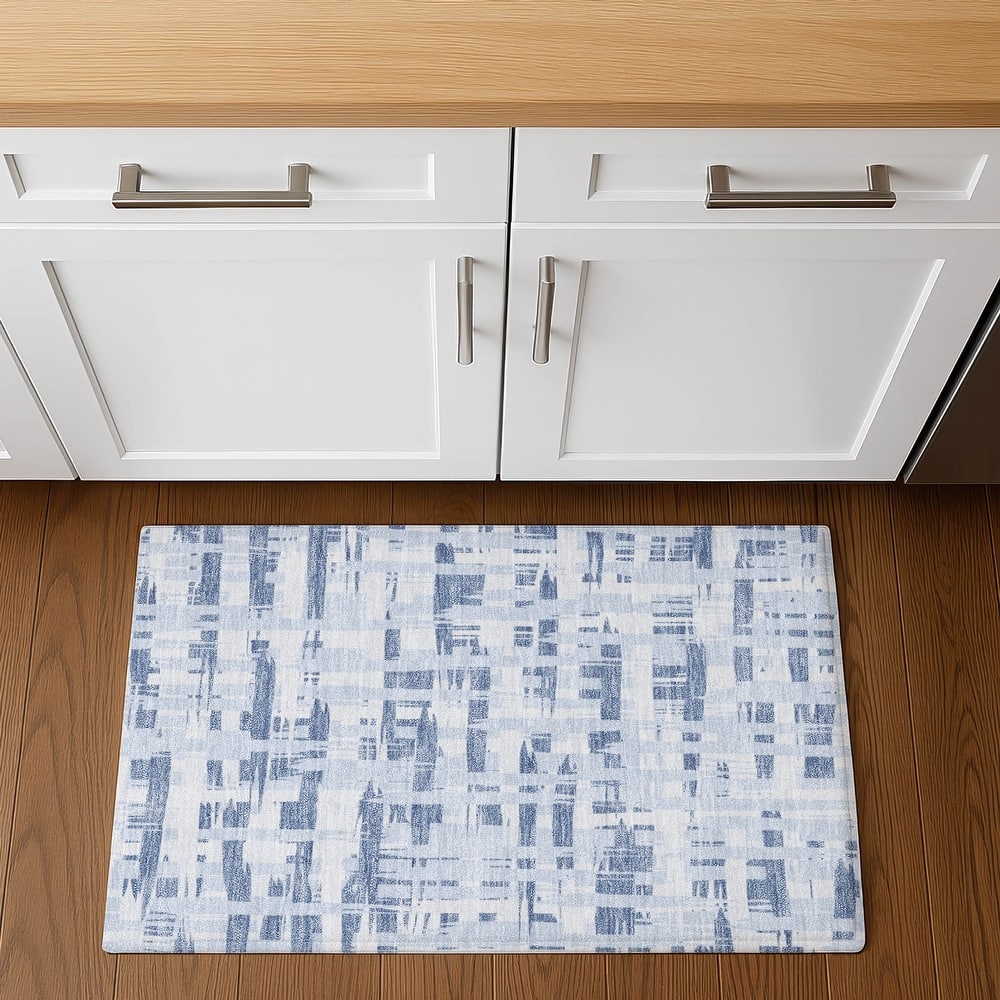 Premium Washable Super Soft Contemporary Plaid Mayfield Rug