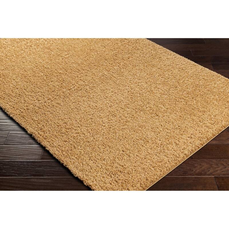Livabliss Deluxe Shag Minimalist Medallion Area Rug