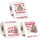 preview thumbnail 1 of 3, 3 Rolls 200 Sheets Valentine's Day Toilet Paper,Romantic Novelty Design, Perfect for Funny Gag Gifts or Anniversary Presents.