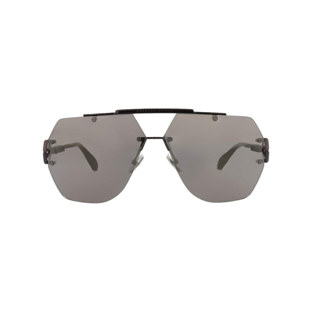 Philipp Plein Aviator-Frame Metal Sunglasses