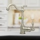 preview thumbnail 17 of 43, One-Handle Widespread Kitchen Bar Faucet Brushed Nickel