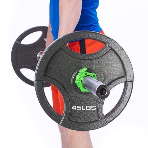 Black Mountain Products Barbell Clamps with Quick Release for 2 inch Olympic Bars