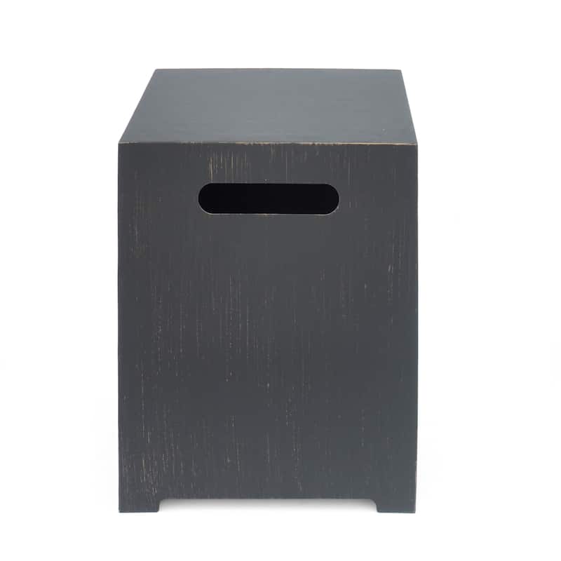 Wellington Outdoor Metal Tank Holder Side Table by Christopher Knight Home