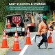 preview thumbnail 5 of 6, Moasis 8 Pcs Traffic Safety Cones 28" PVC Fluorescent Reflective