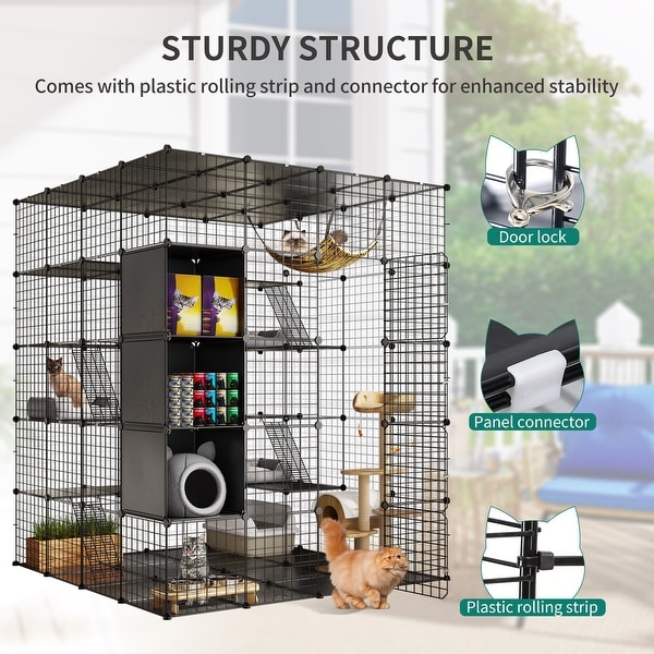 Giant sale cat cage