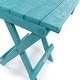 preview thumbnail 130 of 130, Riverstone Fully Assembled All-Weather Recycled HDPE Outdoor Folding Bistro table