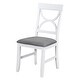 preview thumbnail 19 of 18, 6 Piece Dining Table Set, Wood Rectangular Dining Table with Upholstered Bench and 4 Dining Chairs, Kitchen Table Set