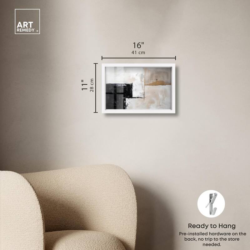 Black Dust and White Ash II Shadowbox by Art Remedy