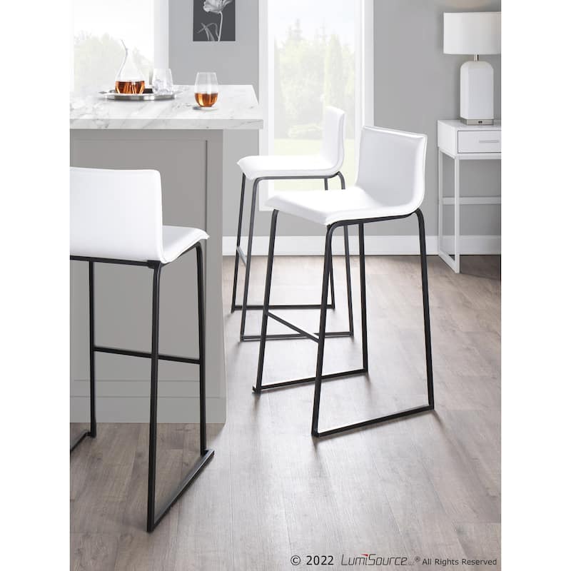 Silver Orchid Mara Upholstered Bar Stool - Set of 2