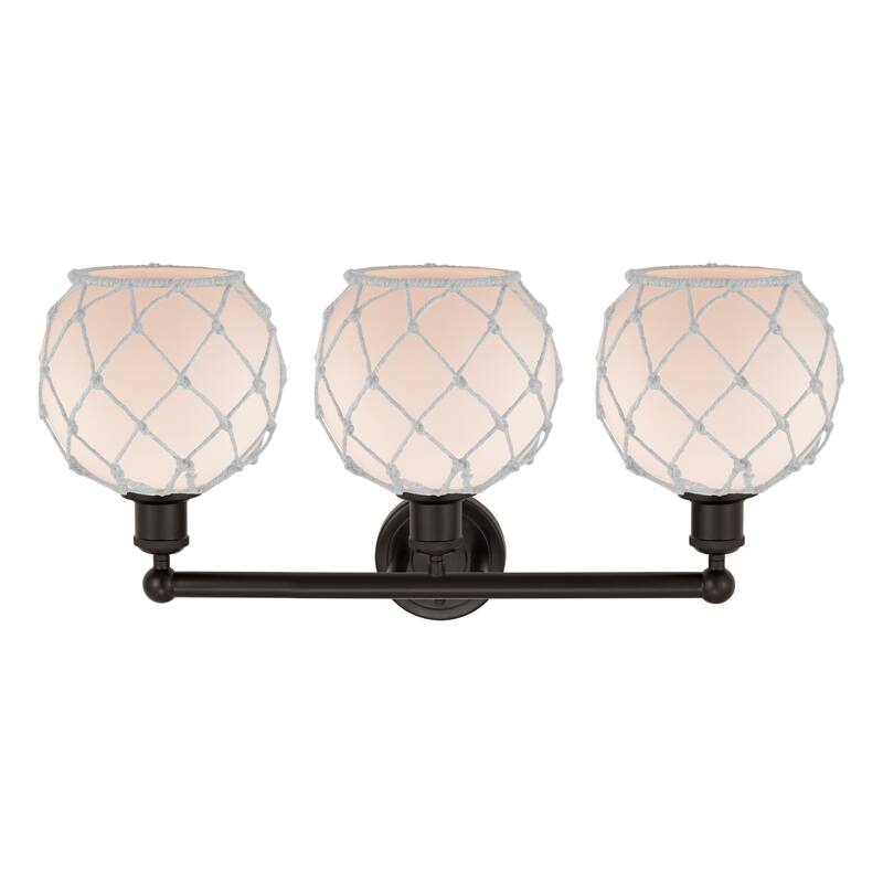 Innovations Lighting Endless Possibilities Edison - Farmhouse Rope - 3 Light 26" Bath Vanity Light
