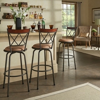 Bronze counter top height bar stools