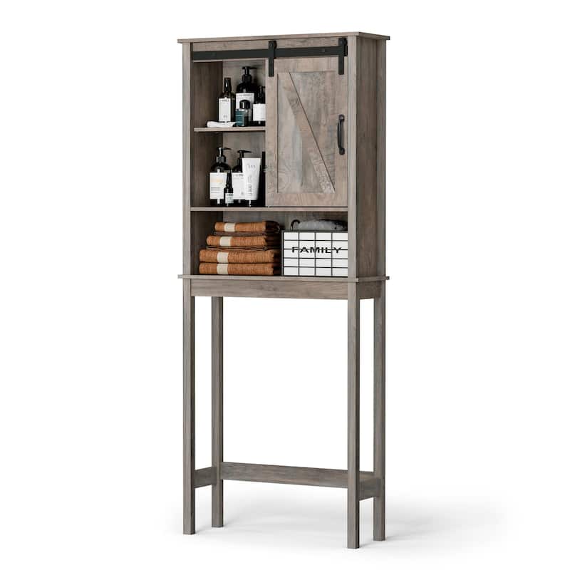 Bath Storage Cabinet Bathroom Space Saver Over the Toilet Bath Fixtures Bathroom Organizer Shelf - See Picture