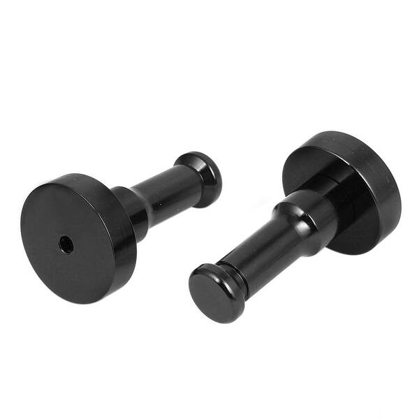 Shop Unique Bargains 2pcs Home Decorative Aluminum Wall Hooks For