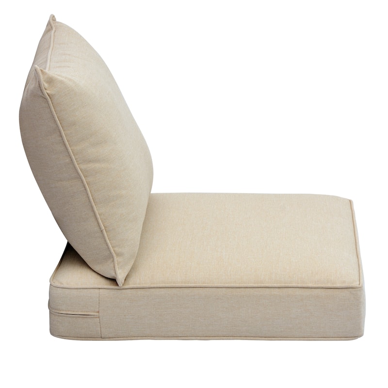 XIZZI Outdoor Seat Back Cushion Set Plush Comfort for Patio Furniture