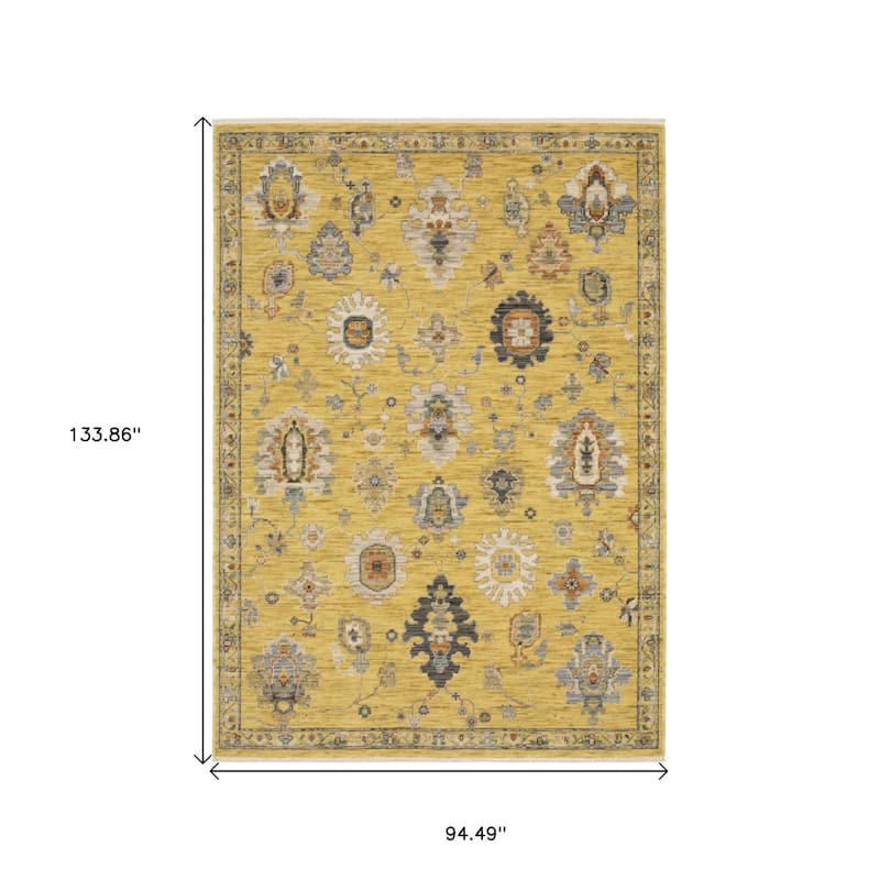 HomeRootsOriental Traditional Rectangle Area Rug