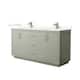 Option Light Green / Giotto Quartz Top / Brushed Nickel