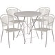 preview thumbnail 8 of 23, 30-in. Round Steel Folding Patio Table Set w/ 4 Chairs