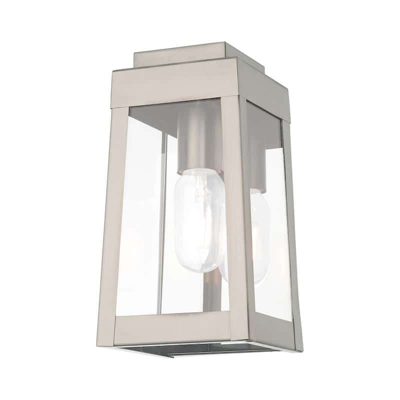 Livex Lighting Oslo Single Light 10" Tall Outdoor Wall Sconce