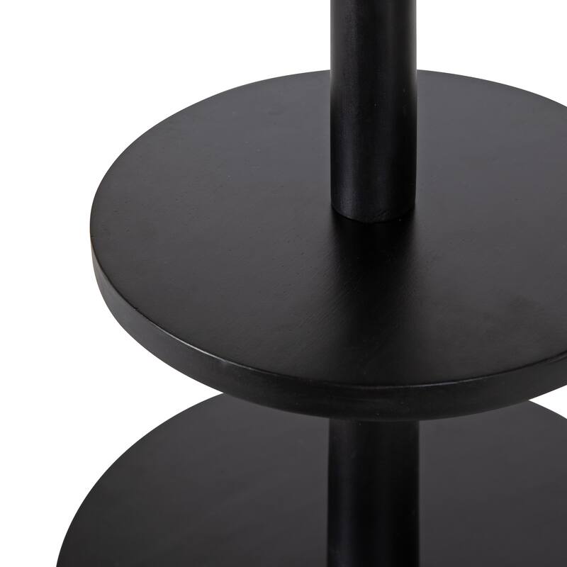 Kate and Laurel Praxis Wood Tiered Tray