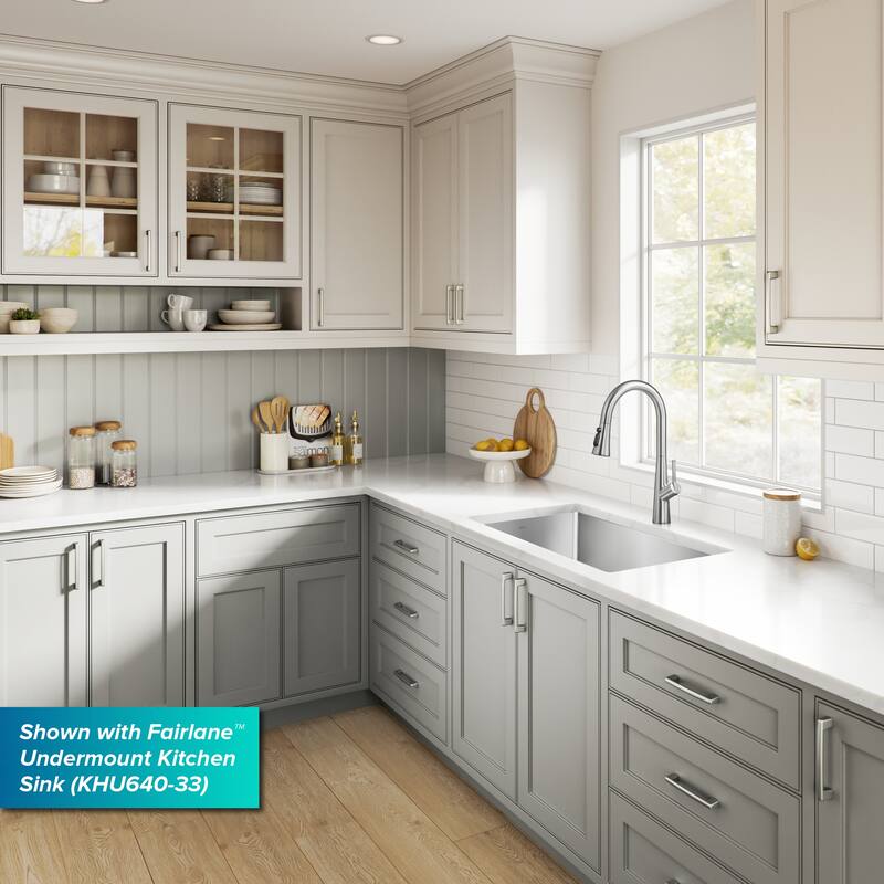 KRAUS Odelia 4-Function Single Handle Pull Down Kitchen Faucet