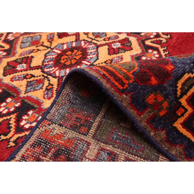 ECARPETGALLERY Hand-knotted Konya Anatolian Red Wool Rug - 3'11 x 7'4