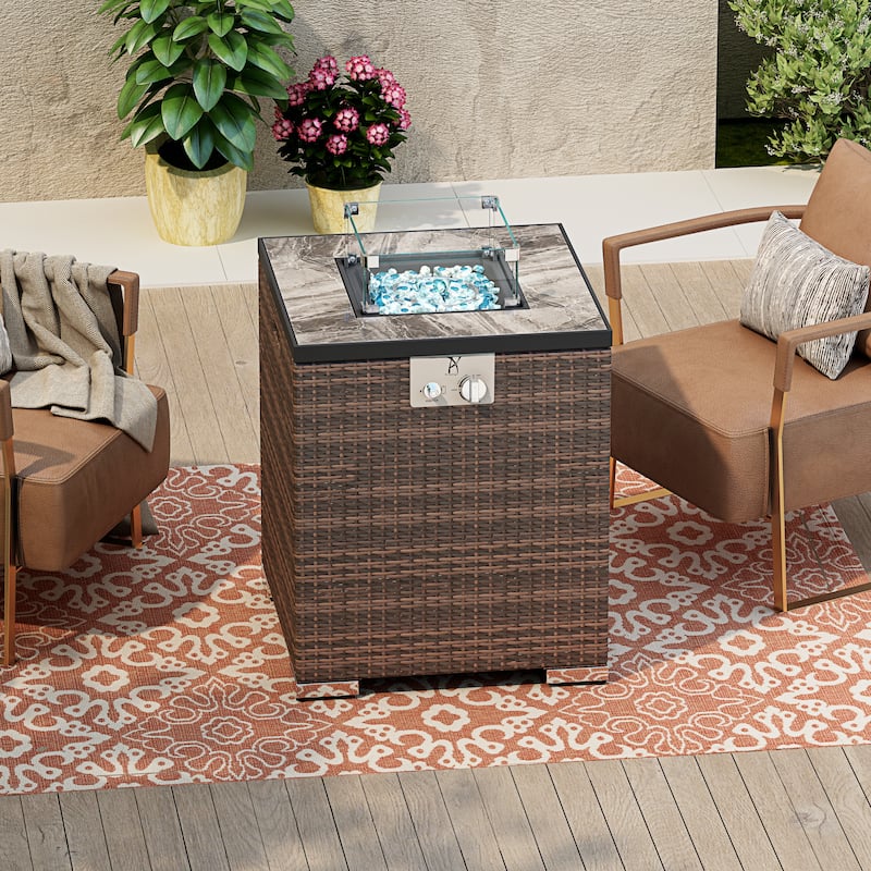 28 inch Outdoor Fire Pit Table