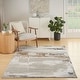 preview thumbnail 8 of 6, Nourison Illusion Indoor only Cream / Ivory Abstract Area Rug - 5' 3" x 7'