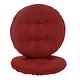 preview thumbnail 13 of 33, Klear Vu Omega Tufted Barstool Cushion Set Set of 2 - Flame
