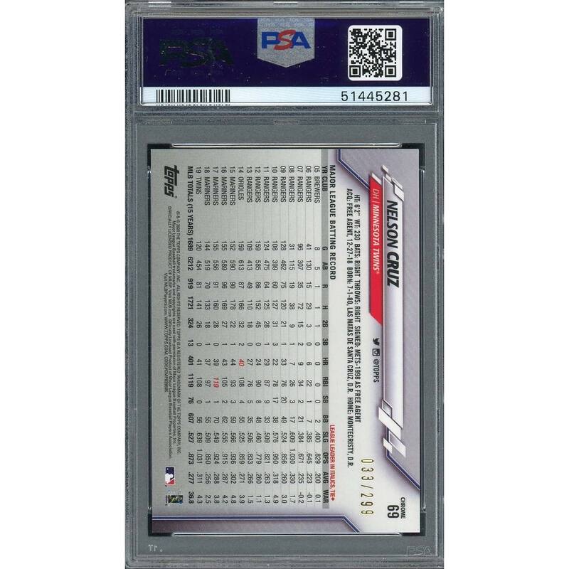 Sheldon Neuse 2020 Topps Chrome Rookie Autographs Card #RASN PSA 9 - 8'6" x 11'6"