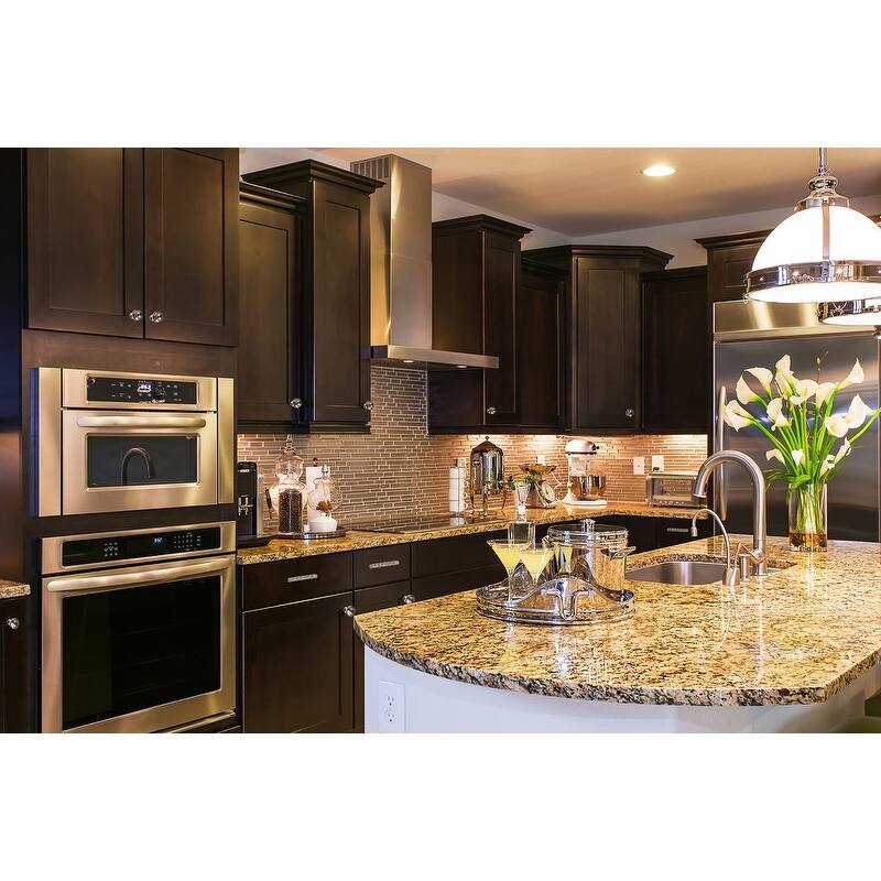 Utopia Alley Gleam 8 Crystal Pull Handle - Decorative Cabinet Drop Pull Handles for Cabinets, Chrome, 1.3" Center to Center