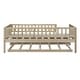 preview thumbnail 36 of 70, Wood Daybed with Trundle and Fence Guardrails
