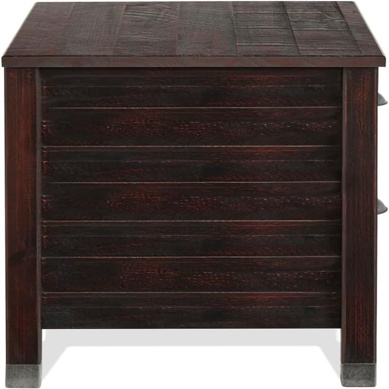 Night Stand 2 Drawer Solid Wood