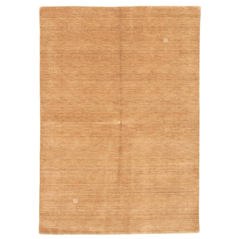ECARPETGALLERY Hand Loomed Kashkuli Gabbeh Tan Wool Rug - 6'0 x 8'8 - Tan - 6'0 x 8'8