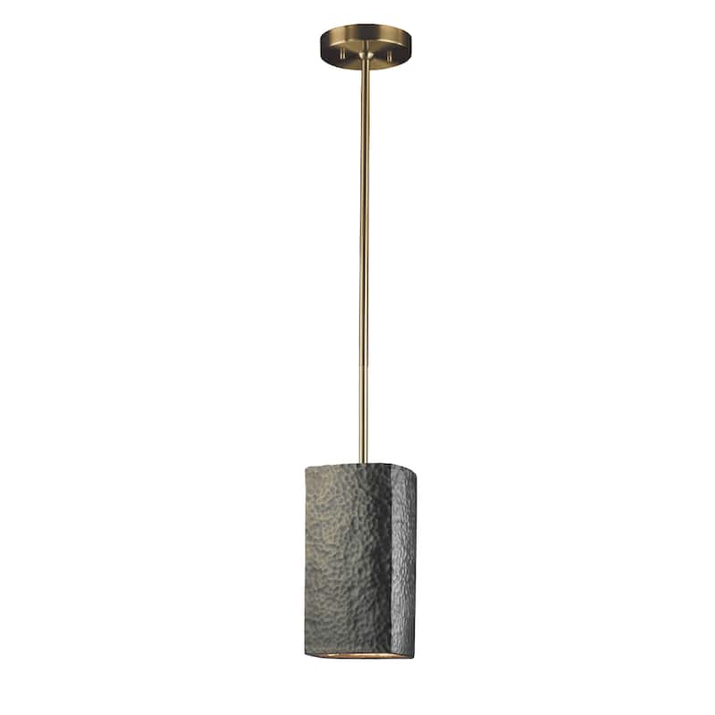 Justice Design Group Rectangle Pendant - Rigid Stem