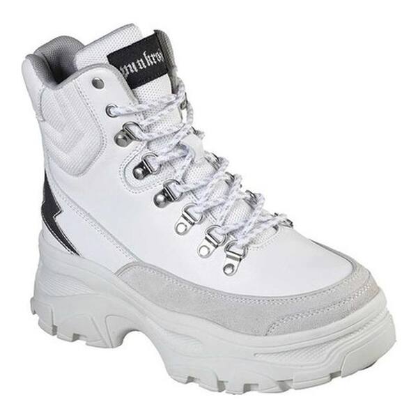 Shop Black Friday Deals On Skechers Women S Master Strikers Ankle Boot White On Sale Overstock 31065740