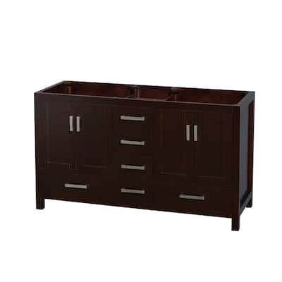 Wyndham Collection WC-1414-60-DBL-UM-VAN Sheffield 59" Double