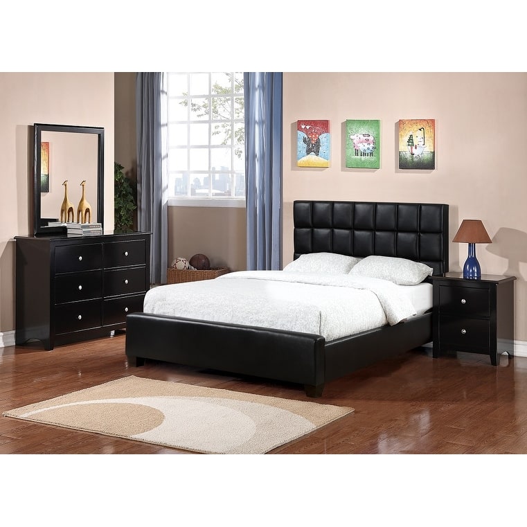 Bedroom Bed Side Table 1x Nightstand Wooden 2 Drawers Table Nightstands