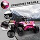 preview thumbnail 7 of 18, 12V Electric UTV Car with Remote Control, Ride on Truck with Toy Storage
