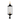 Glendale 1-Light Outdoor Post Lantern in Matte Black and Weathered Brushed Brass