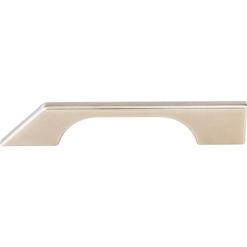 Top Knobs Tapered 5 Inch Center to Center Handle Cabinet Pull from the - Polished Nickel